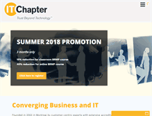 Tablet Screenshot of itchapter.com